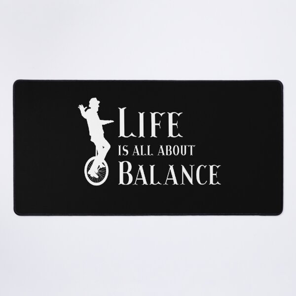 Item preview, Life Is About Balance Unicycle designed and sold by MooonTees.