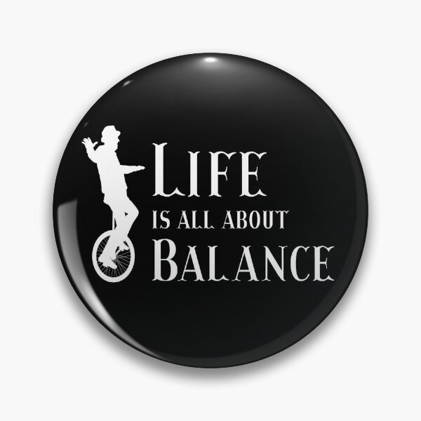 Item preview, Life Is About Balance Unicycle designed and sold by MooonTees.