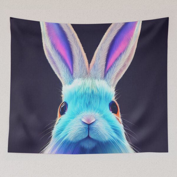 Item preview, Blinky the colorful rabbit designed and sold by Pixelboys.
