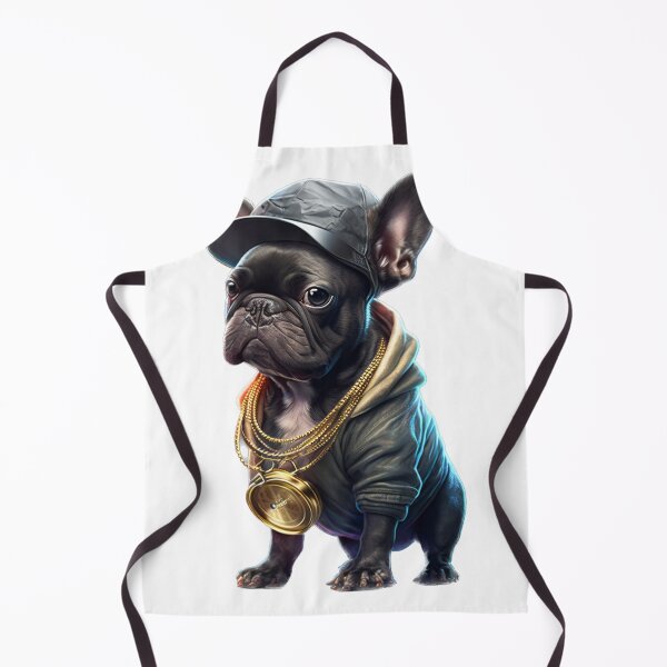 Item preview, Hip Hop Style Young French Bulldog With Gold Chain designed and sold by DailyINVENTOR.
