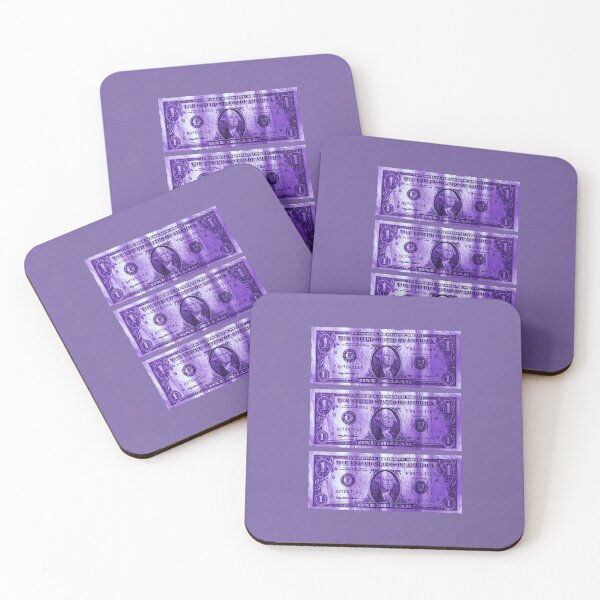 Item preview, Greenback Front – 3 Dollar – Ultra Violet designed and sold by Hell-Prints.