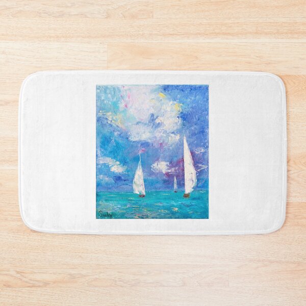 Item preview, Sailboats on the Mediterranean designed and sold by Natalia_Shchip.