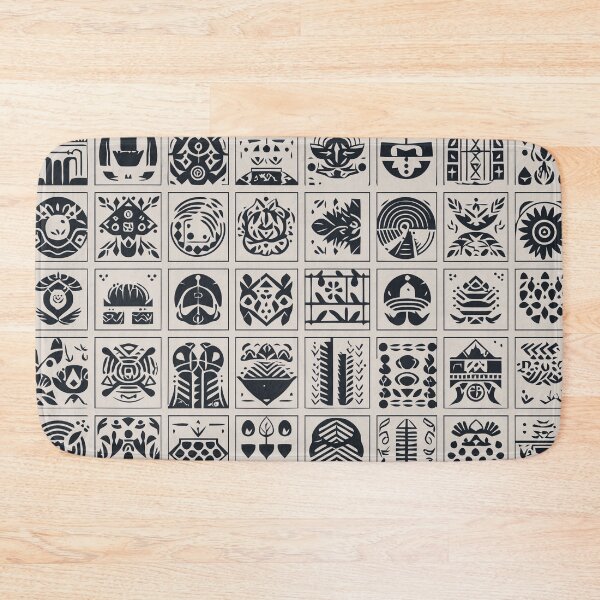 Item preview, Pattern Picture Unique Tiles designed and sold by nerdseason.