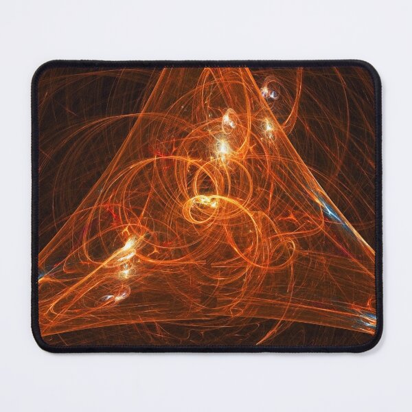 Item preview, Golden Infinite Fractal Space Background designed and sold by origoo.
