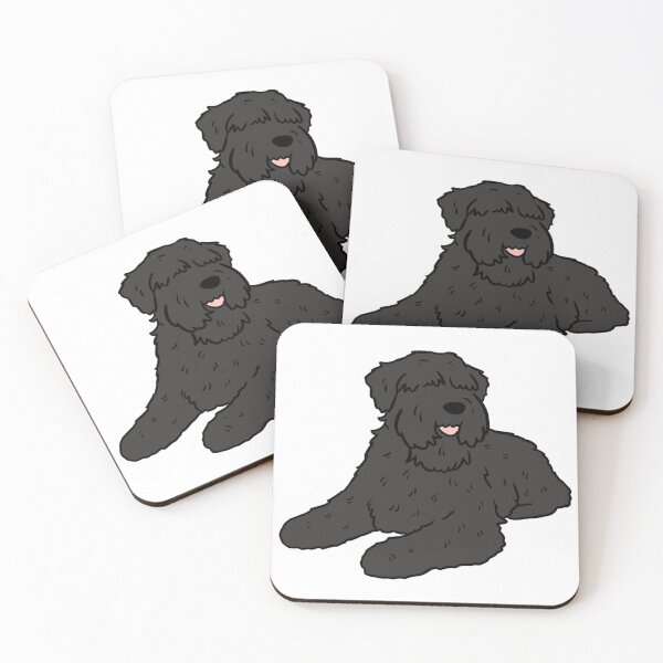 Item preview, Bouviers des flandres dog cute illustration  designed and sold by Yarafantasyart.