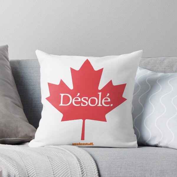 Item preview, 16219-04-CRM – Sorry Maple Leaf – Français (Red) designed and sold by Uselesstuff.