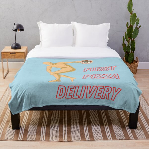Item preview, Primera entrega de pizza - Camiseta designed and sold by Arthur-08.