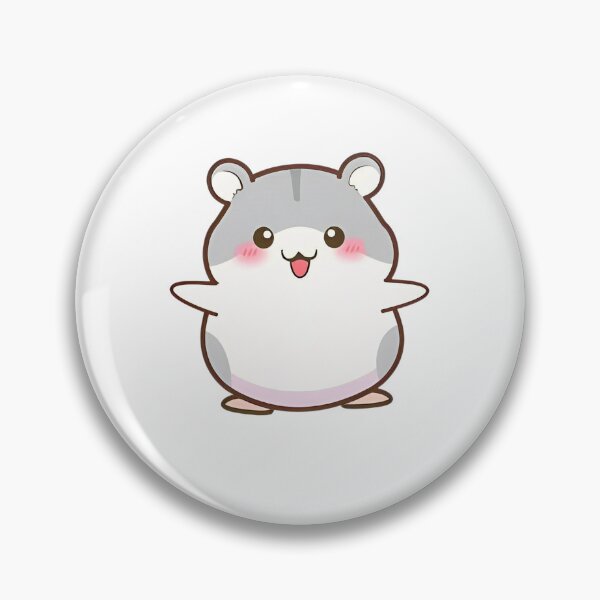 Item preview, Grey hamster sticker designed and sold by Stickers N More.