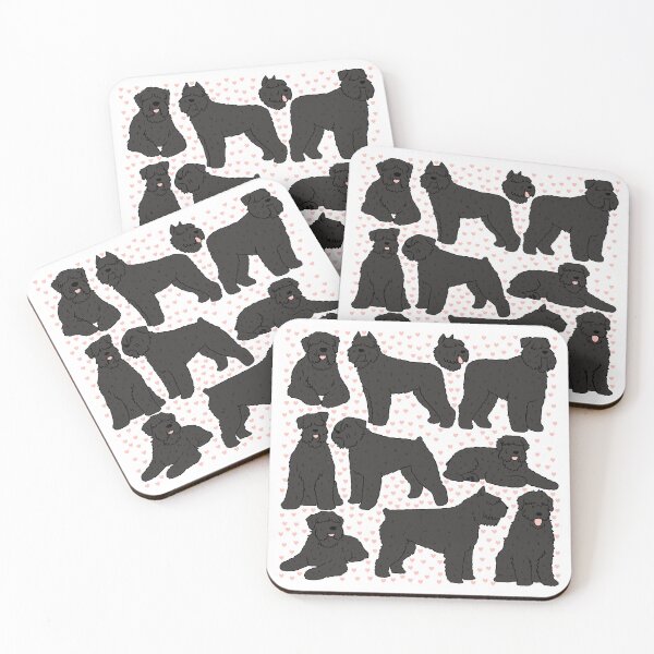 Item preview, Bouviers des flandres cute pattern  designed and sold by Yarafantasyart.