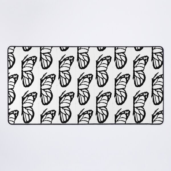 Item preview, Black and White Monarch Butterfly Wing designed and sold by StampB.