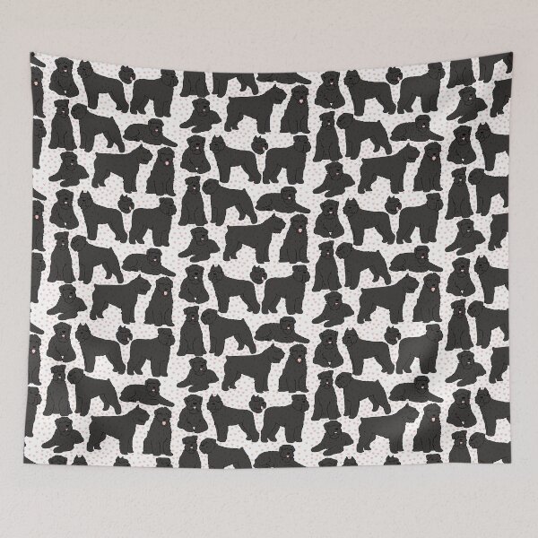 Item preview, Bouviers des flandres cute pattern  designed and sold by Yarafantasyart.