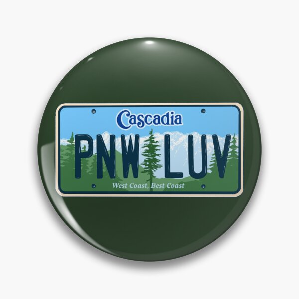 Item preview, Cascadia License Plate designed and sold by tomeidlsoup.