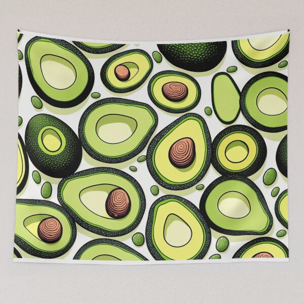 Item preview, Tasty Avocados Pattern designed and sold by AtelierNethys.