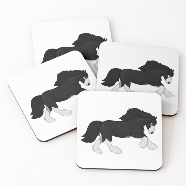 Item preview, Black draft horse designed and sold by Art By Drina.