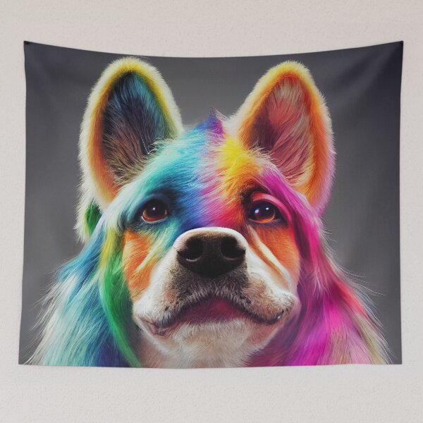 Item preview, Ferdi, the colorful magic dog designed and sold by Pixelboys.