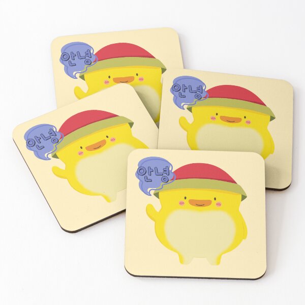 Item preview, Cute Bird Saying Hello in Korean - Annyeong! (안녕!) - Adorable Illustration for anything^^ designed and sold by Kimchi-style-.