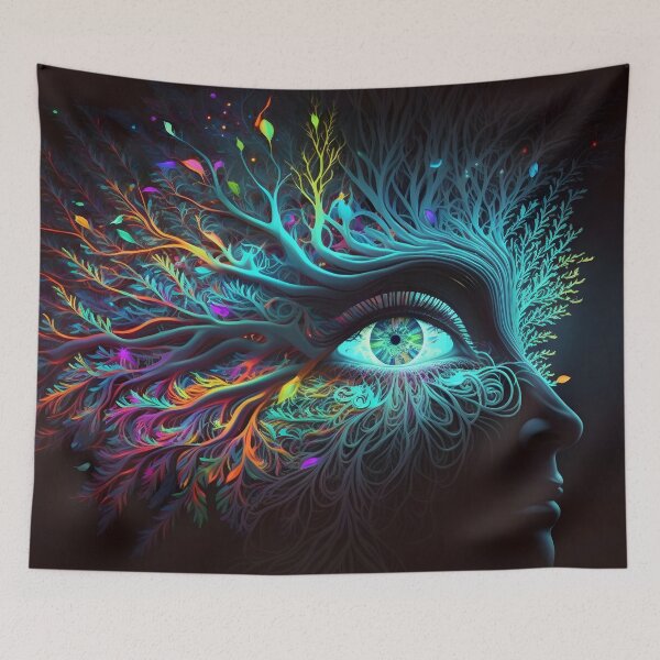 Item preview, Psychedelic face 2 designed and sold by Cr-AI-tive.