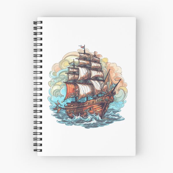 Item preview, Navigate the Pirate Ship Realm designed and sold by Artwyz.