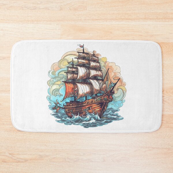 Item preview, Navigate the Pirate Ship Realm designed and sold by Artwyz.