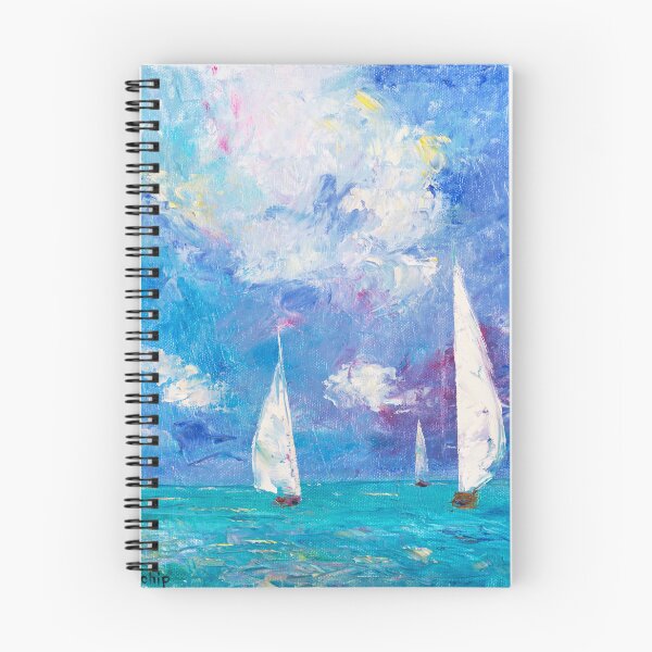 Item preview, Sailboats on the Mediterranean designed and sold by Natalia_Shchip.