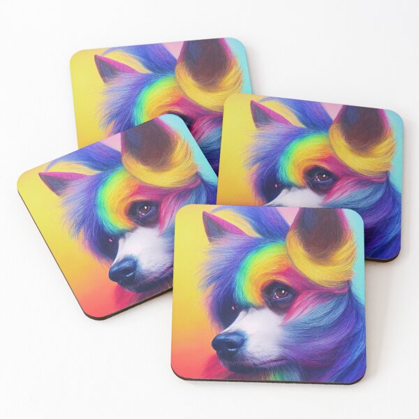Item preview, Sammy the multicolored spitz designed and sold by Pixelboys.
