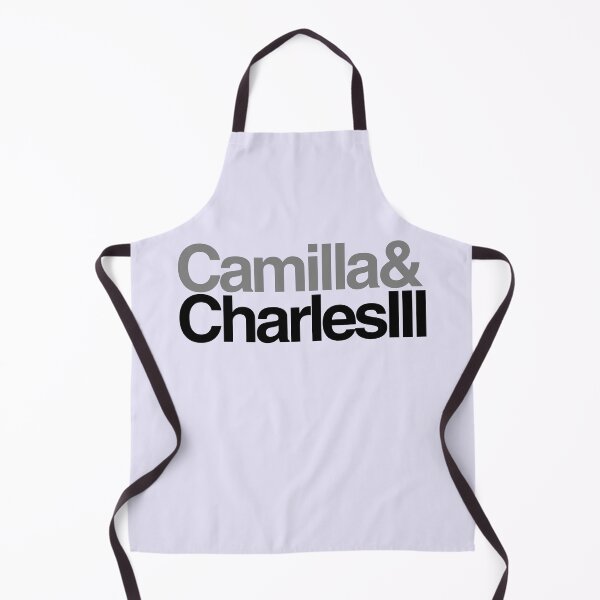 Item preview, Camilla and Charles III Names with Ampersands Grey Black on Heather designed and sold by ArtCounts.