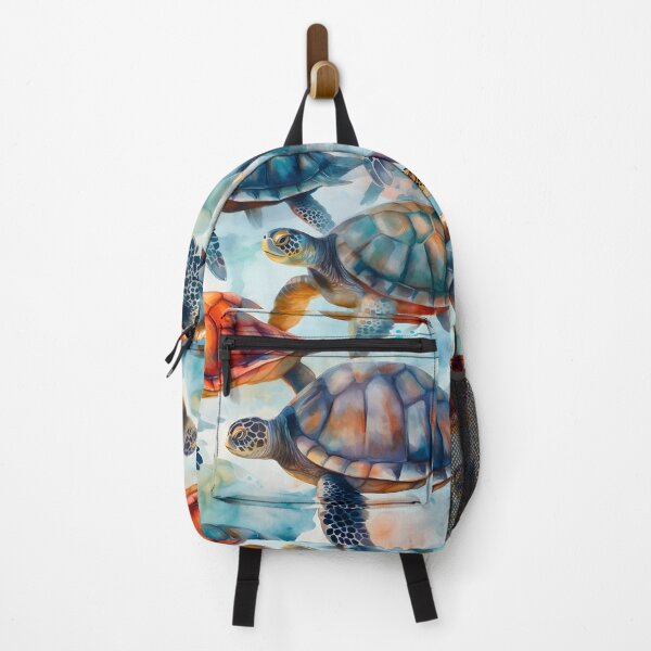 Item preview, Sea Turtles Fantastic Animals Vintage Watercolor Pattern designed and sold by SecretDicer.