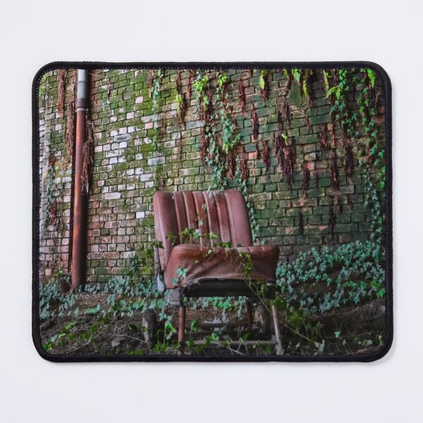 Item preview, Lostplace in the Ruhrgebiet - An old armchair in an abandoned factory building - Ruhrgebiet - Ruhrpott - Germany designed and sold by Ruhrpottpicture.