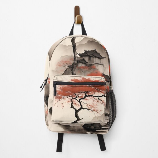 Item preview, Ink wash Landscape of ancient villages designed and sold by ganjaman71.