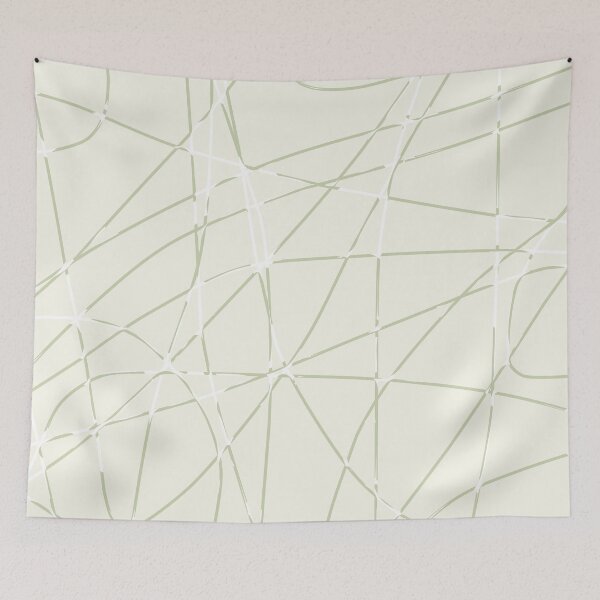 Item preview, Abstract lines matching colours, green, white and cream. Home interior design designed and sold by yf-photography.