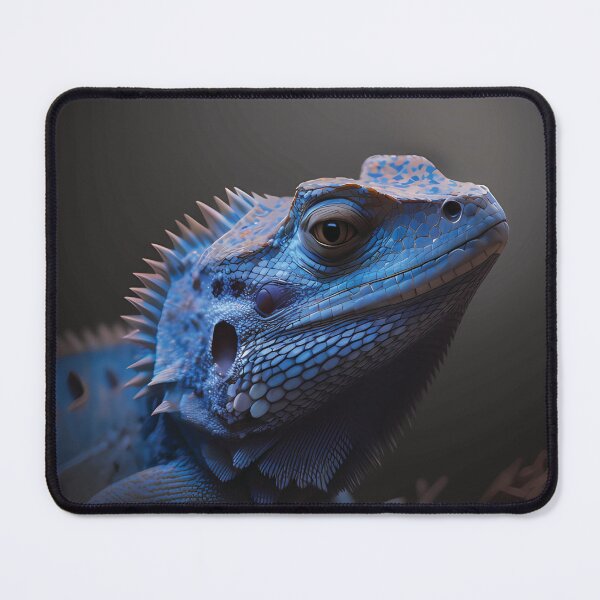 Item preview, Blue bearded dragon lizard AI artwork designed and sold by Slowerblue.