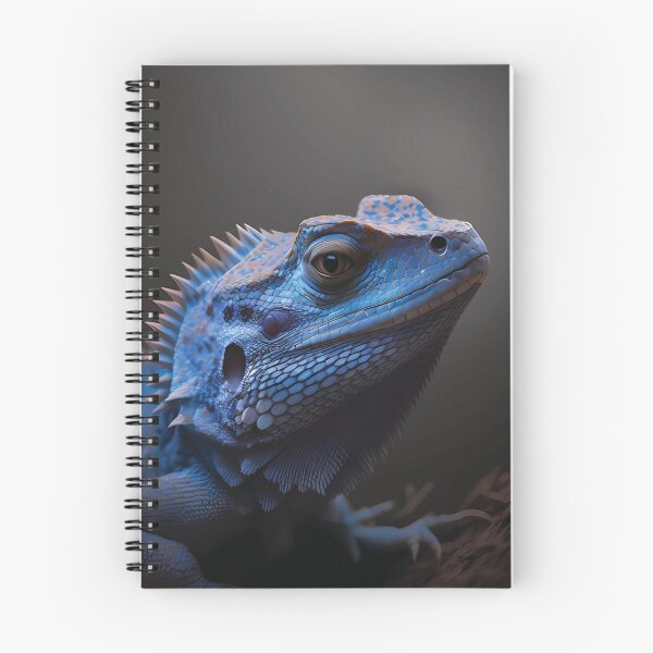 Item preview, Blue bearded dragon lizard AI artwork designed and sold by Slowerblue.