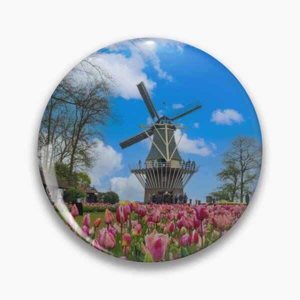Item preview, Netherland tulips and windmill designed and sold by pietrofoto.
