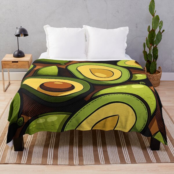 Item preview, Funky Avocados Pattern designed and sold by AtelierNethys.