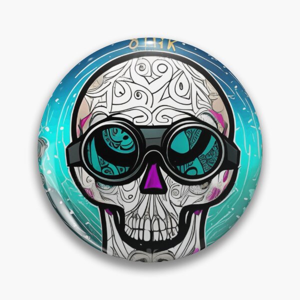 Item preview, Goggle Skull Oval Frame designed and sold by McCallnWaldo.