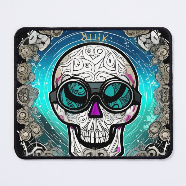 Item preview, Goggle Skull Oval Frame designed and sold by McCallnWaldo.