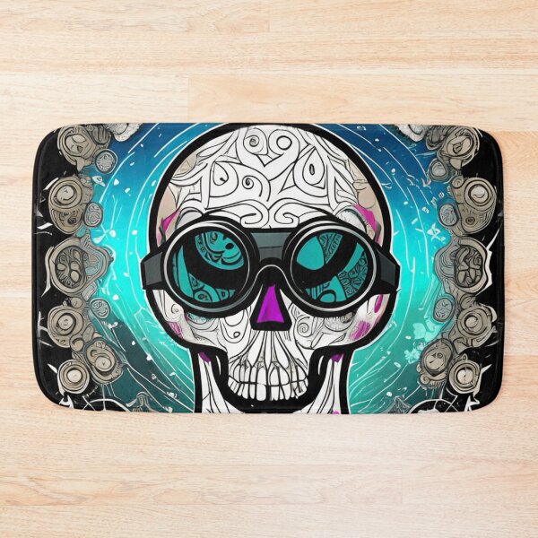 Item preview, Goggle Skull Oval Frame designed and sold by McCallnWaldo.