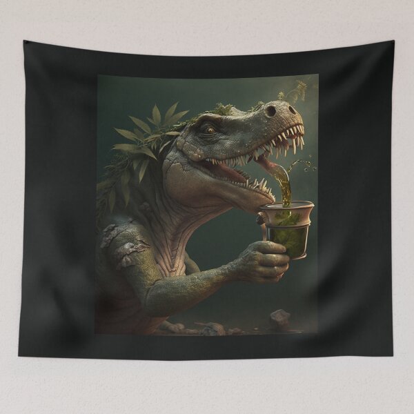 Item preview,  Dinosaurs Died Out Because Didn't  Drink Yerba Mate designed and sold by netdota.