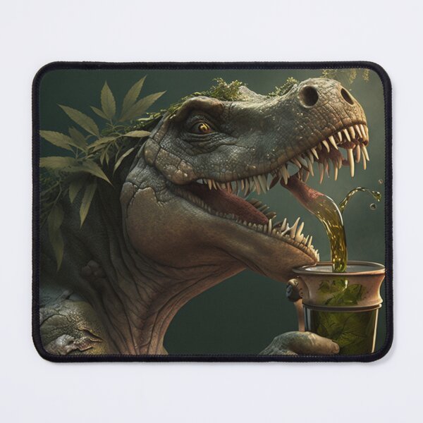 Item preview, Dinosaurs Died Out Because Didn't Drink Yerba Mate designed and sold by netdota.