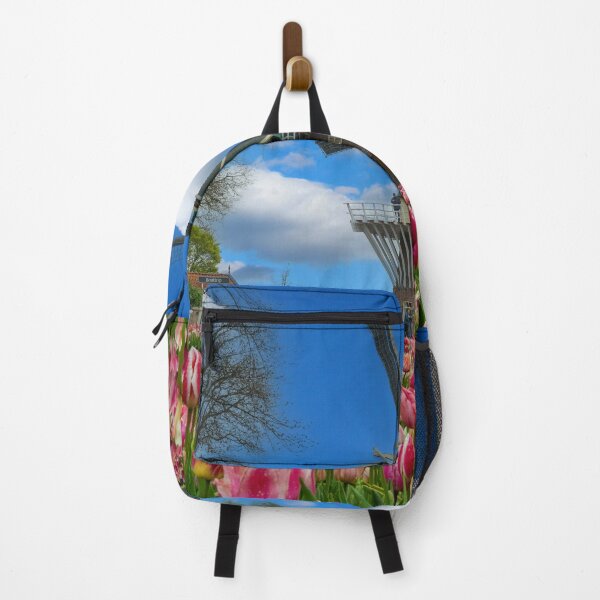 Item preview, Windmill and tulips in Netherlands designed and sold by pietrofoto.