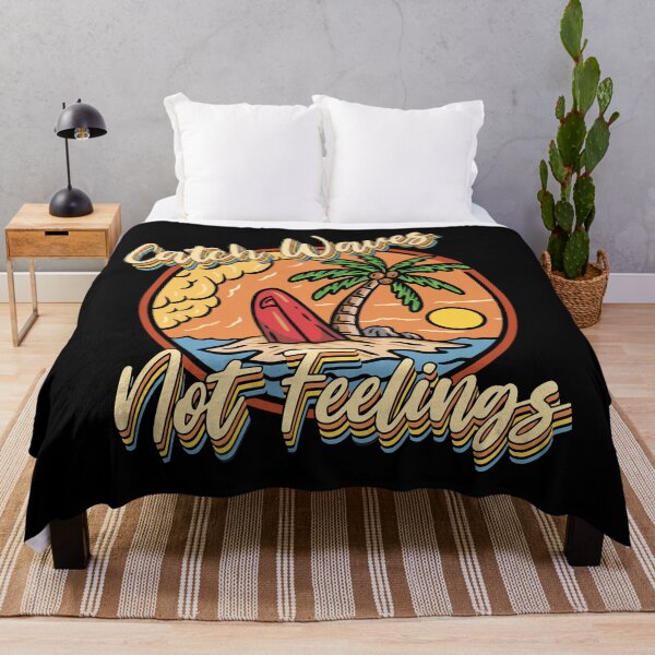 Item preview, Catch Waves, Not Feelings - Funny Retro Summer Quote designed and sold by printify.