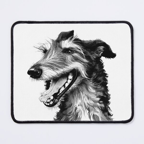 Item preview, Joyful Deerhound: A Playful Portrait of a Majestic Canine designed and sold by NinosDelViento.