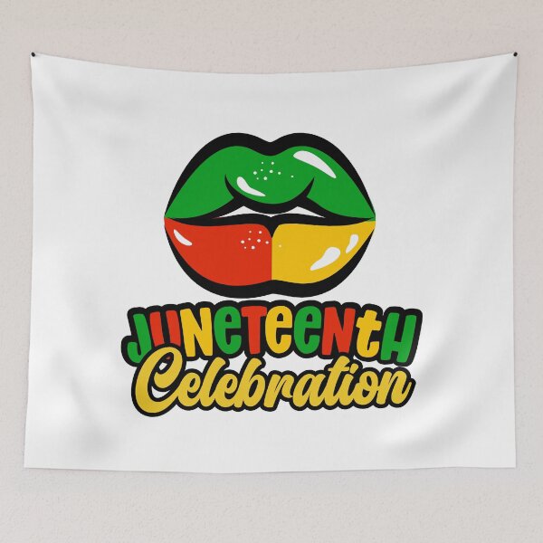 Item preview, Juneteenth Commemoration - Vibrant Lips in Pan-African Colors designed and sold by ElLocoMus.