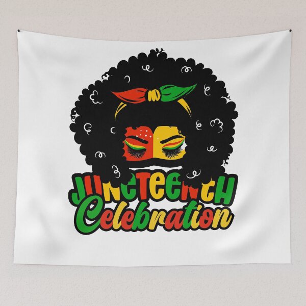 Item preview, Juneteenth Commemoration in Pan-African Colors designed and sold by ElLocoMus.