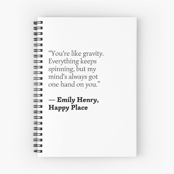 Item preview, Emily Henry Quote | Happy Place designed and sold by grace-gn.