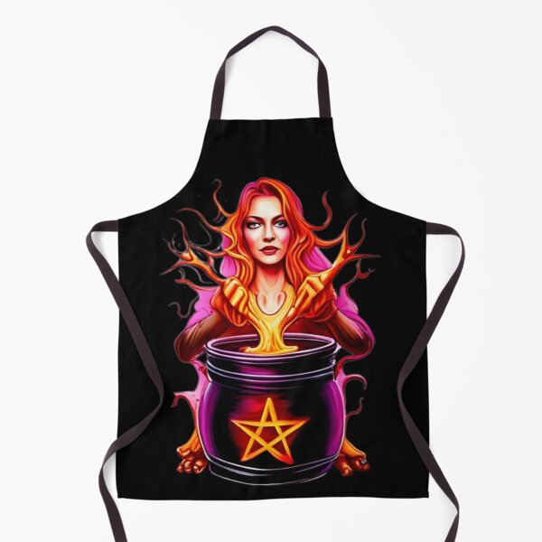 Item preview, Fire Witch Mixing a Special Brew designed and sold by WitchyWare.