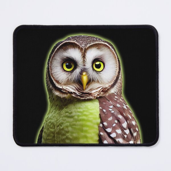 Item preview, Bruno the green avocado owl designed and sold by Pixelboys.