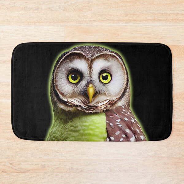 Item preview, Bruno the green avocado owl designed and sold by Pixelboys.
