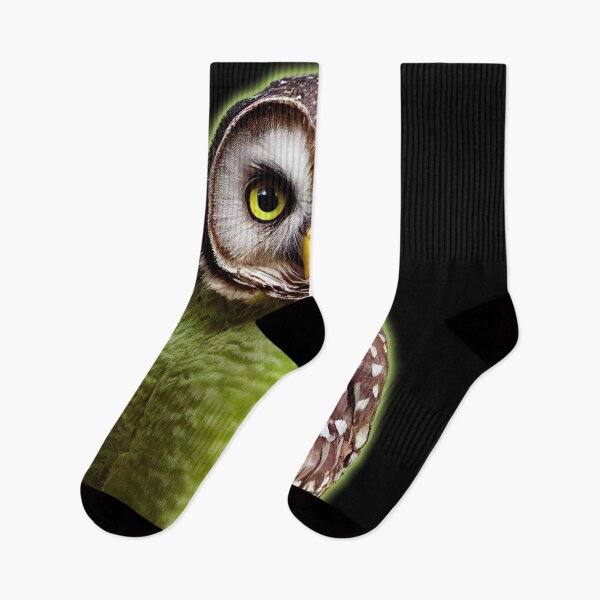 Item preview, Bruno the green avocado owl designed and sold by Pixelboys.