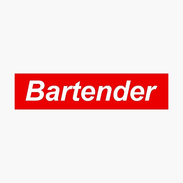Item preview, Bartender Bartending Barista Gift Barmaid Drinking Cocktail Maker Mixology Mixologist designed and sold by iCoolShirts.